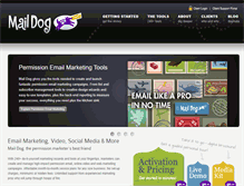 Tablet Screenshot of mail-dog.com
